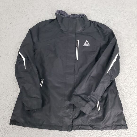 Gerry Jacket Womens Extra Large Black Outdoor Soft Shell Skiing XL Performance - Picture 1 of 13